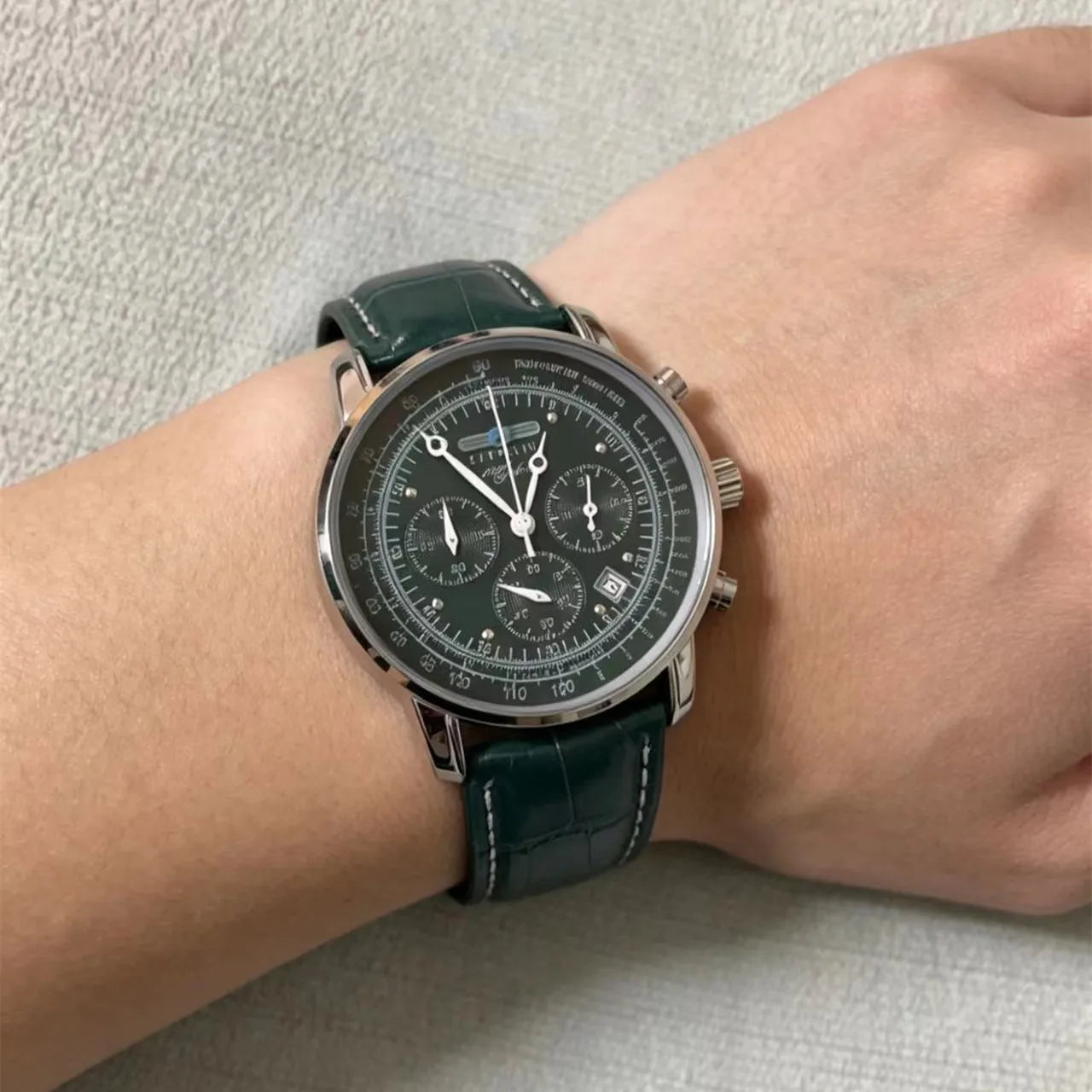 New Fashion Watch Zeppelin Airship Automatic Date Gift Commemorative Version Men's Retro Business Leisure Men's Watch