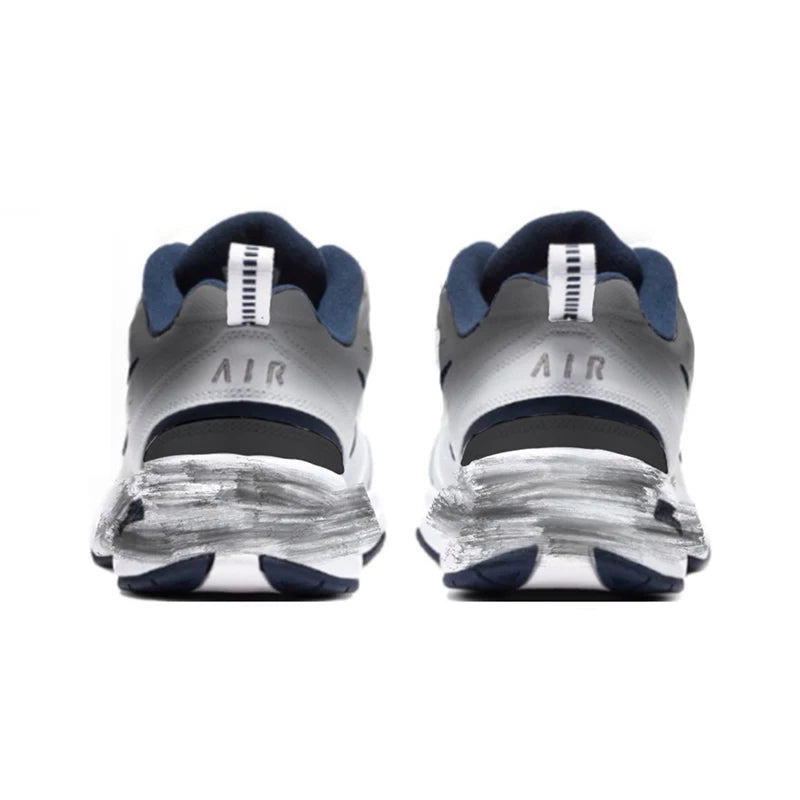 Custom Sneakers Nike Air Monarch 4 Deconstructed Ink Splatter Design Non-Slip Wear-Resistant Low-Top Unisex Running Shoes