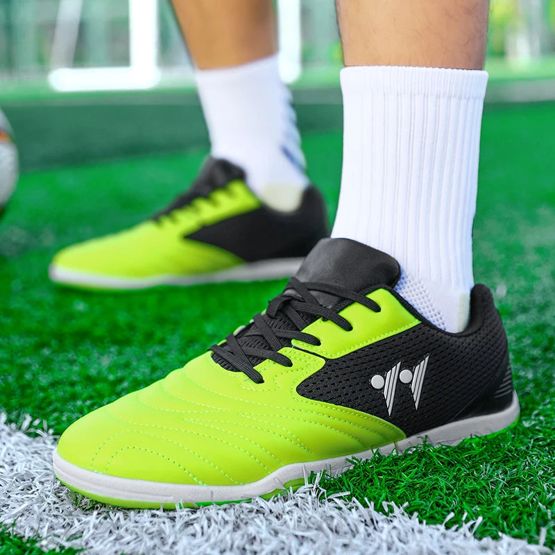 Męskie buty piłkarskie, wysokie trampki, buty meczowe, buty do piłki nożnej na trawę, antypoślizgowe, wysokiej jakości, do futsalu, do hal, bestsellerowe, do użytku na zewnątrz