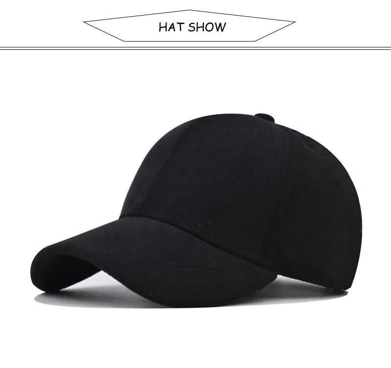 Afslappede baseballkasketter til kvinder og mænd – modekasketter i ruskind til efterår og vinter – udendørs solkasketter – snapback-kasketter – unisex-kasketter i ensfarvet design – hiphop-kasketter