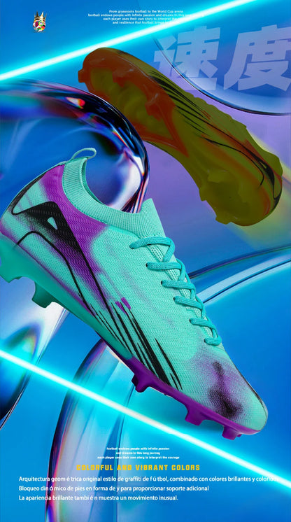 Męskie buty piłkarskie Society Professional do treningu na trawie – oryginalne buty do futsalu z kolcami, antypoślizgowe buty do halowych boisk piłkarskich 2025