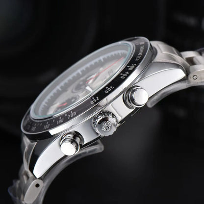Seiko Fashion Multi functional Watch Business Leisure Sports Quartz Watch Calendar Waterproof Quartz Watch
