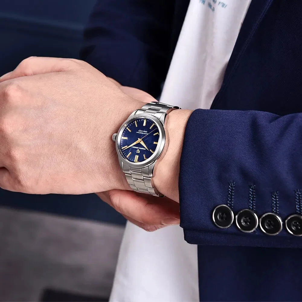 Ανδρικό ρολόι PAGANI DESIGN 40 mm, ιαπωνικό μηχανισμό χαλαζία TMI VH31, στυλ πολυτελείας/επαγγελματικό, γυαλί ζαφείρι, ανοξείδωτο ατσάλι 316L, αδιάβροχο έως 100 m