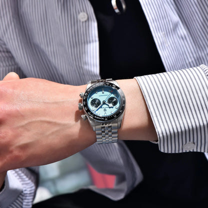 PAGANI DESIGN Trend Luxury Men Quartz Watch Elegant Business Stainless Steel Sapphire Tachometer Luminous 100m Dive Chronograph