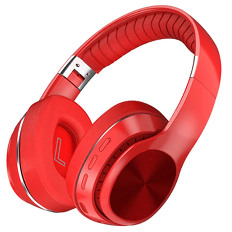 Casque VJ320 Bluetooth 5.0, écouteurs sans fil, stéréo 40 mm, pliable, autonomie 12h, carte TF, AUX pour musique, appels, voyages