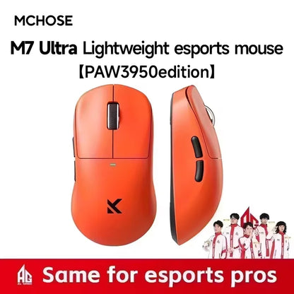 MCHOSE M7 Ultra Εργονομικό Gaming Mouse PAW3950 Super Sensor TOPSPEED Ρυθμός αναφοράς 8000Hz Ελαφρύς σχεδιασμός Realtek Master Mice