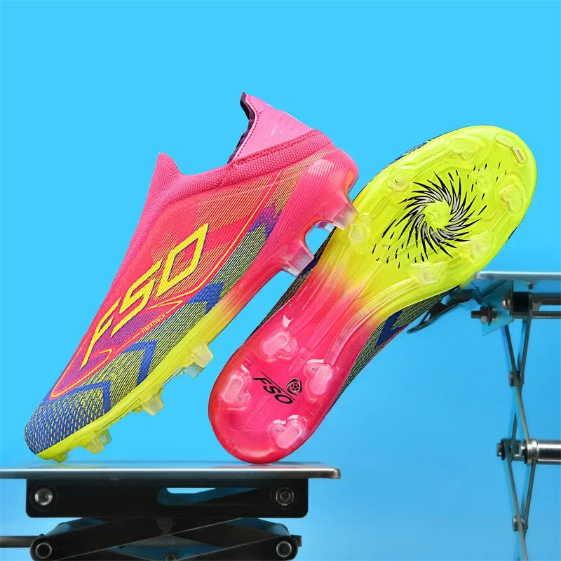 Chaussures de Football pour hommes, bottes de Football antidérapantes pour adultes, ultralégères, crampons d'intérieur, antidérapantes, Fg, gazon, Futsal, confortables, nouvelle collection