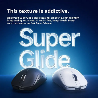 MCHOSE A7 V2 Ultra Wireless Gaming Mouse with PixArt 3950Ti Sensor, 8K Polling Rate, Lightweight Bluetooth & 2.4G RGB Gaming Mouse
