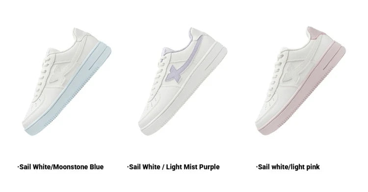 Xtep White Sneakers Female 2026 Spring Couples Versatile Trendy Casual Thick-soled Increase Sports Women Shoes 874118319851