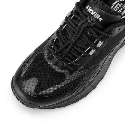 Fittington Wide Sneakers for Men Slip-On Hiking Shoes Soft Comfortable Men Running Shoe Slip-Resistant Walking Shoes with Arch Support