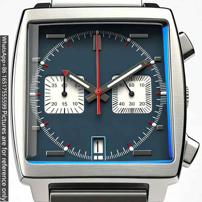 40mm Men Luxury Watch in 904L Steel Quartz Movement Exquisite Heritage e-t