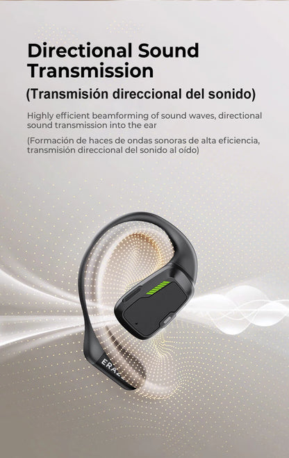 AI Earphone Translator Erazer XP6 Bluetooth 5.4 Wireless Earbuds – Real-Time 144 Languages Translation, Sleep ASMR Earphones, Deep Bass AI Headphones for Travel & Office