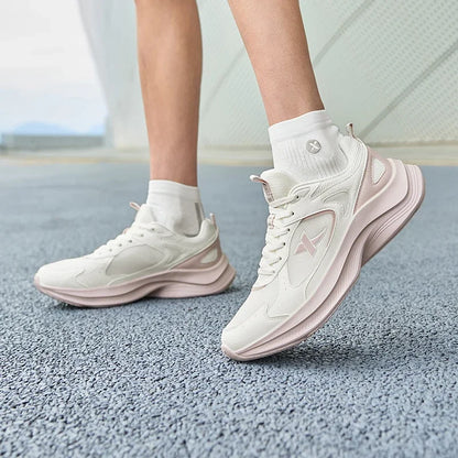 XTEP Running Shoes For Women 2025 Summer New Elastic Comfortable Wear-Resistant Training Professional Sports Shoes 875218110067