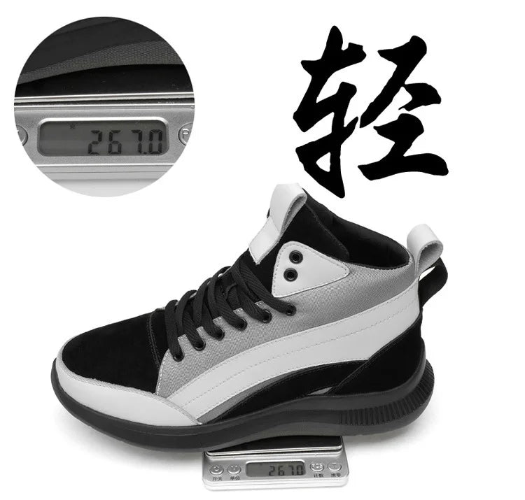 Buty podwyższające z wysoką cholewką – obuwie podwyższające – wkładki podwyższające dla mężczyzn 6 cm, 8 cm, 10 cm – trampki