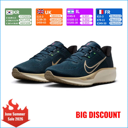 Nike Quest 6 polstrede, lette, åndbare løbesko i mesh til mænd FD6033-402