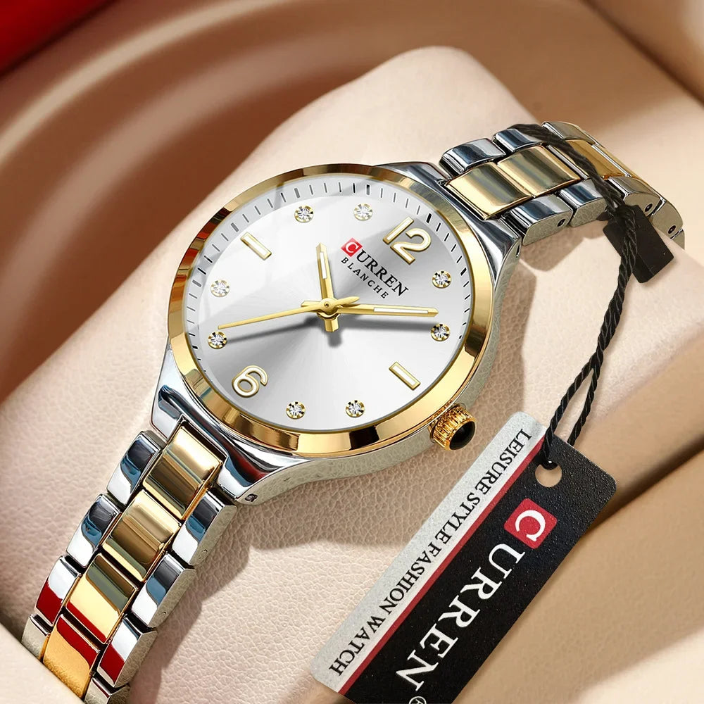 CURREN Luxury Women Bracelet Quartz Watches For Women Magnetic Watch Ladies Sports Dress Wrist Watch Clock Relogio Feminino