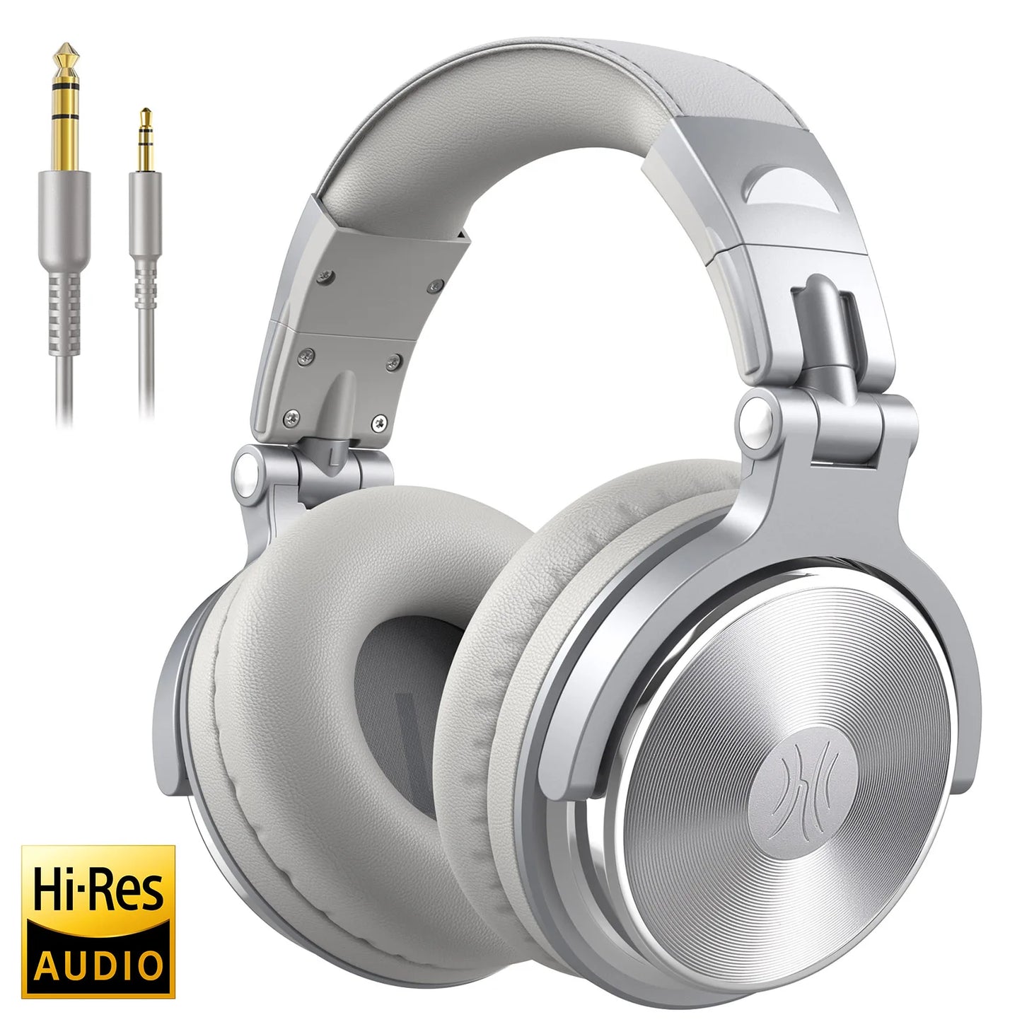OneOdio Professional DJ Headphones Over-Ear Studio Monitor Headset with Microphone, HiFi Wired Bass Gaming Headphones for PC, Phone, PS4 & Xbox