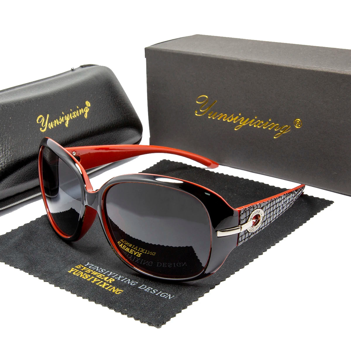 YSYX Polarized Women's Sunglasses Brand Designer Sun Glasses Fashion Classic Big Frame Glass Female Vintage Oculos De Sol ST2012