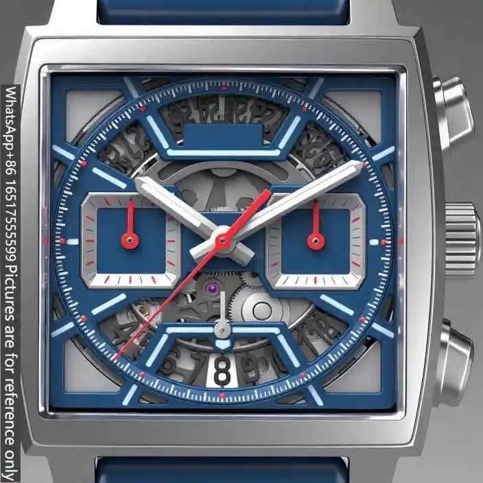 40mm Men Luxury Watch in 904L Steel Quartz Movement Exquisite Heritage e-t