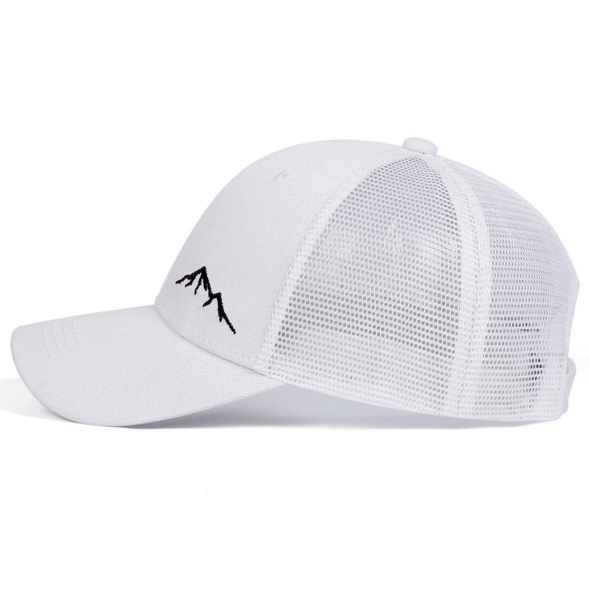 Unisex Minimalist Mountain Embroidery Baseball Net Caps Spring and Summer Outdoor Adjustable Casual Hats Sunscreen Hat