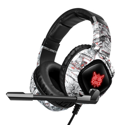 ONIKUMA K19 Gaming Headset – Wired Gaming Headphones with Noise Cancelling, Stereo Sound, Built-in Mic, ONIKUMA K19 Headset for PC & Console Gaming