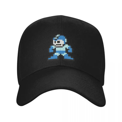 Megaman 8-bits baseballpet, zomerhoed, strandhoed, heren, golfkleding, dames