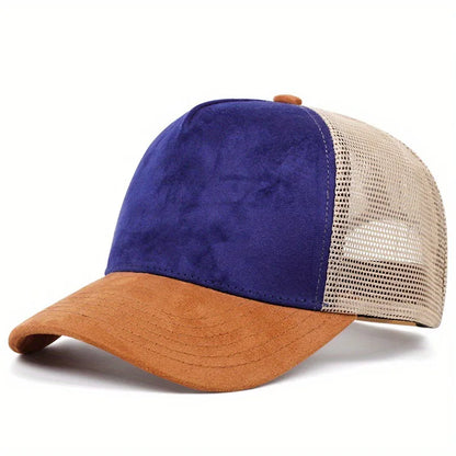 Unisex Mesh Baseball Cap for Men Outdoor Ports Adjustable Trucker Caps Fashion Curved Dad Cap Men Women Casual Breathable Sunhat