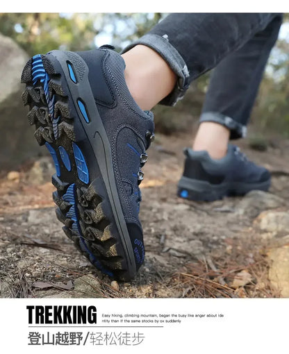 Retro Style Men  Sports Shoes Autumn and Winter Short Boots Anti Slip Hiking Shoe Suitable for Ankle Boots Urban Commuting 2025