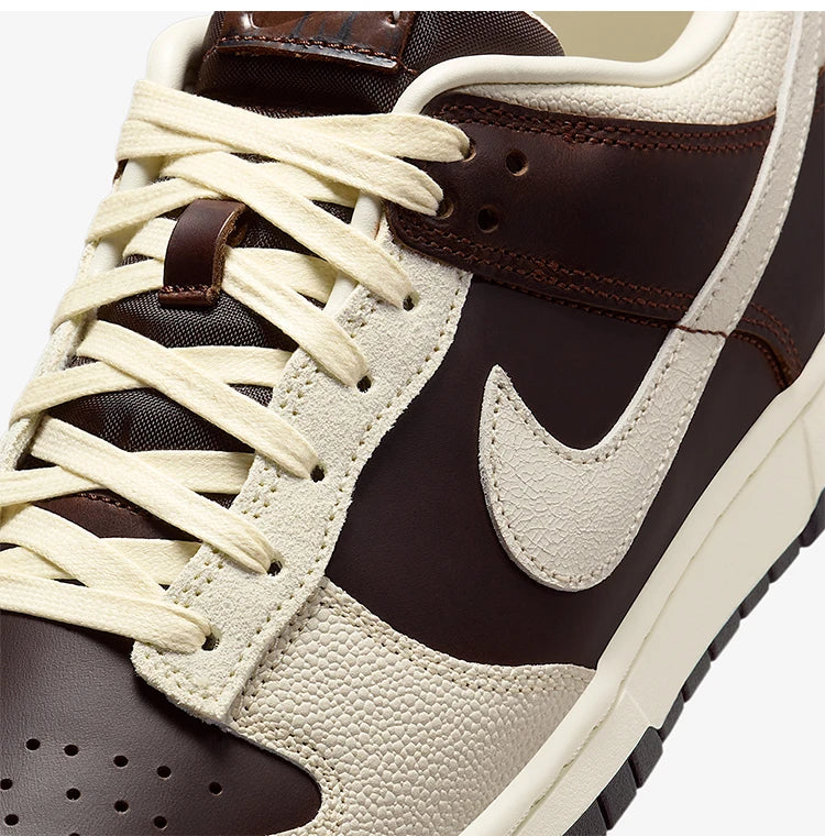 Nike Authentic Dunk Low Men's Durable Classic Leather Breathable Sneakers IH7333-200