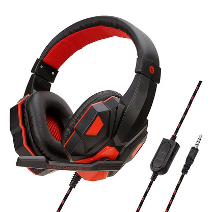 Professional Wired Gaming Headset with Noise Cancelling Microphone, Stereo Gaming Headphones with 3.5mm Audio Jack for PS5, PS4, PC, Laptop & Mobile