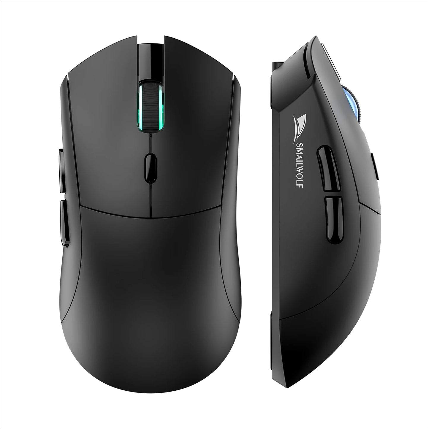 SMAILWOLF RS7 Bluetooth Wireless Gaming Mouse, PAW3311 Sensor, 20000 DPI Rechargeable Gaming Mouse with Macro Driver for PC, Laptop & Office