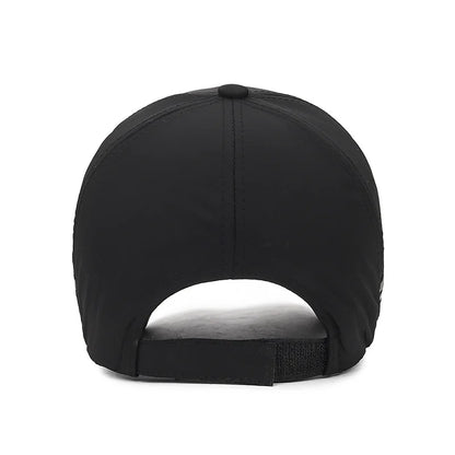 Cappellino da uomo con visiera a punta, regolabile, traspirante, sportivo, a tesa larga, con protezione solare, cappellino da baseball per uomo, cappellino alla moda da ragazzo, cappellino snapback