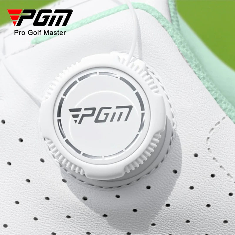 PGM Women Golf Shoes Summer Heat Dissipation Breathable Holes High Elasticity Height Outdoor Sports Sneakers XZ430