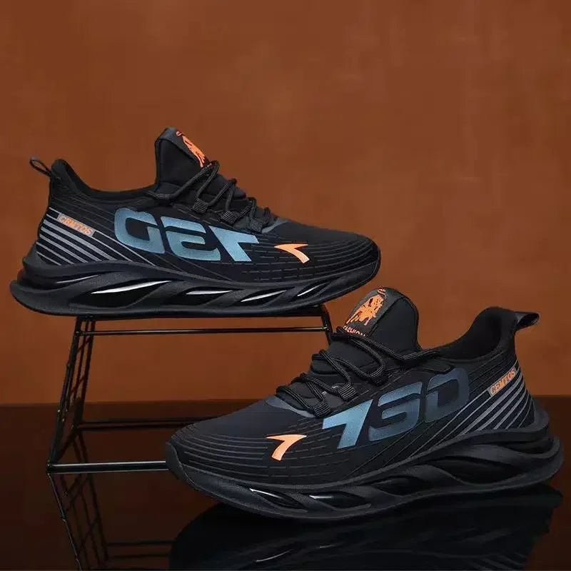 Men's shoes new summer breathable network surface tide brand sports leisure running light network red boom fashion shoes