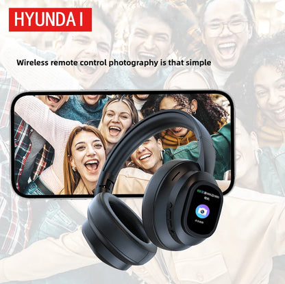 HYUNDAI X1PRO Wireless Bluetooth 6.0 AI Translation Earbuds – 100+ Languages, Touch Control LED Screen Noise Cancelling Headphones