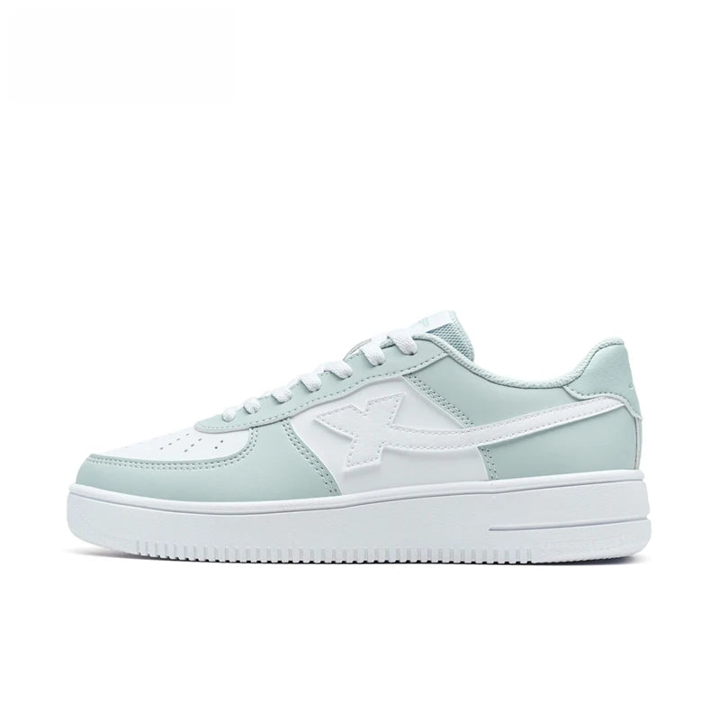 Xtep White Sneakers Female 2026 Spring Couples Versatile Trendy Casual Thick-soled Increase Sports Women Shoes 874118319851