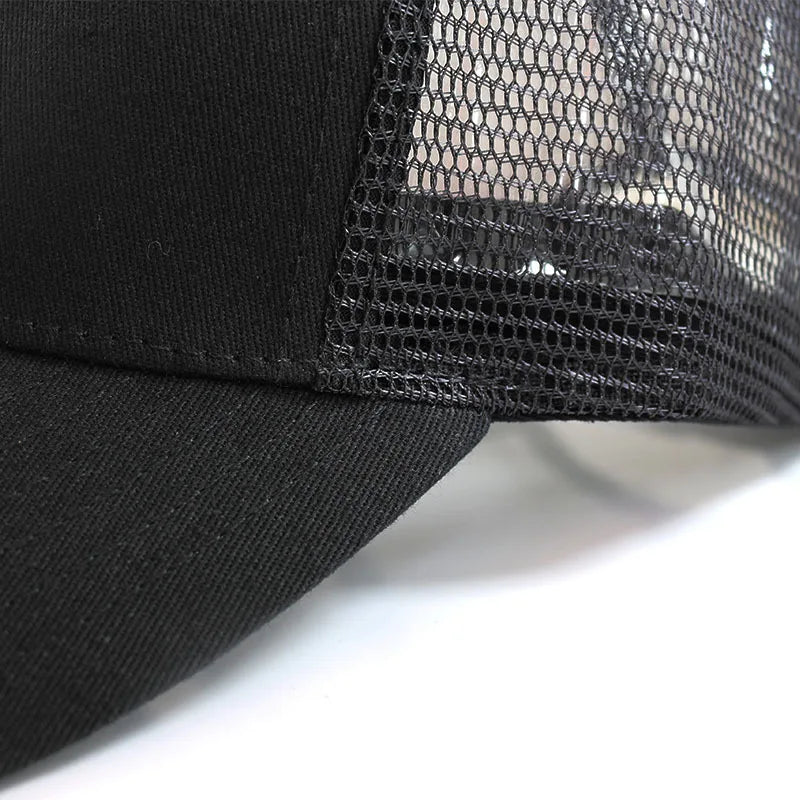 Oversize Trucker-kasket med store masker til mænd med stort hoved – XXL-baseballkasket – åndbar „Dad Hat“ – 58–60 cm, 60–65 cm