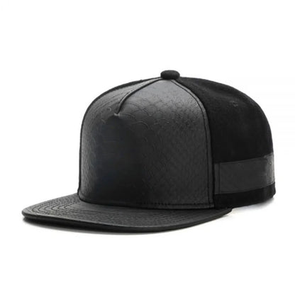 Cappellino da baseball in pelle del marchio Fashio per uomo e donna, stile HipHop, cappellino Snapback Knight, K-pop, per adulti, casual, da esterno, di design, Gorras Hombre