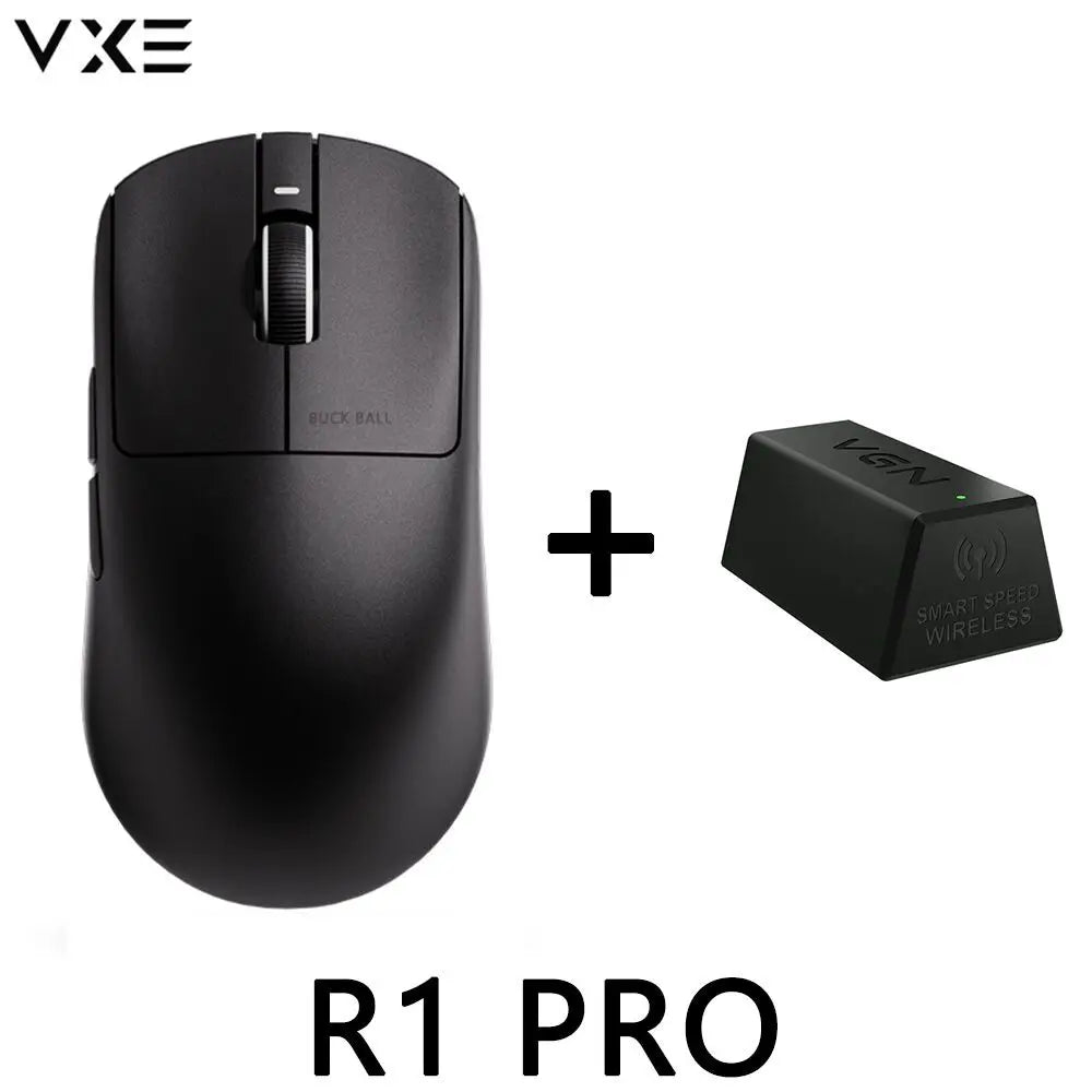 VXE Dragonfly R1 Pro Max Gaming Mouse, Wireless Bluetooth Gaming Mouse with PAW3395 Sensor, Rechargeable Lightweight Ergonomic Esports Mouse