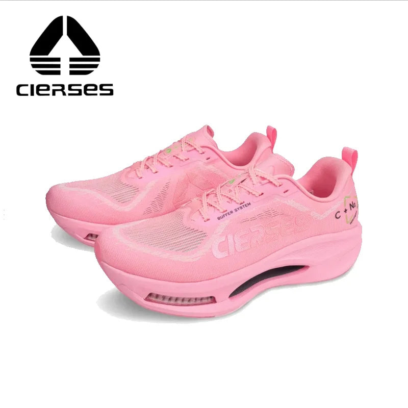 CIERSES New Carbon Fiber Marathon Racing Training Shoes Breathable And Shock-Absorbing Air Cushion Men's Casual Sports Shoes