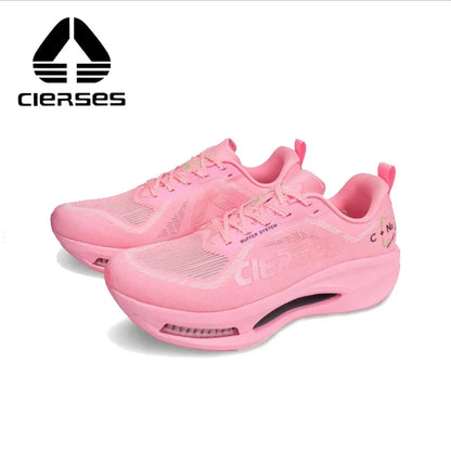 CIERSES New Carbon Fiber Marathon Racing Training Shoes Breathable And Shock-Absorbing Air Cushion Men's Casual Sports Shoes