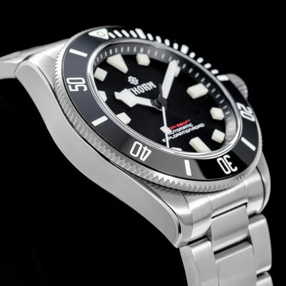 THORN 39mm Titanium Watch Men Homage Vintage PT5000 Movement Automatic Sapphire Crystal C3 Super Luminous 200M Waterproof Watch