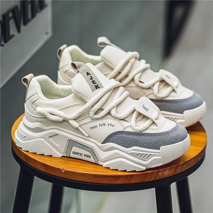 Lässige Herren-Sneaker – Frühlingsmode – Vielseitige Low-Top-Skateboard-Schuhe für Herren, geeignet für Outdoor-Sportarten