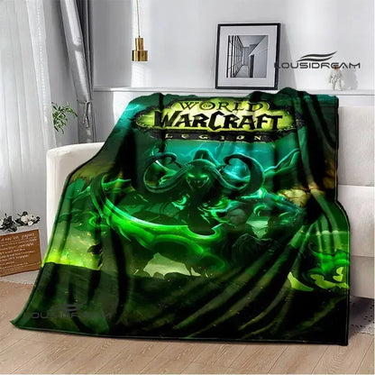 Game World of Warcraft Printed Blanket Picnic blanket Warm Flannel blankets Home bed linings blankets for beds Birthday Gift