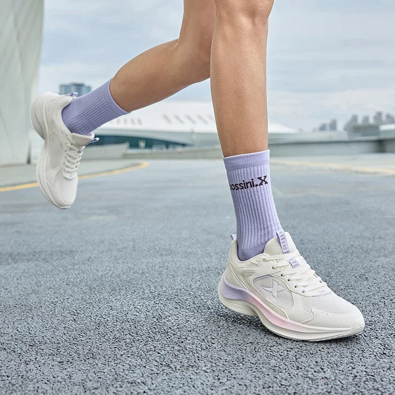 XTEP Running Shoes For Women 2025 Summer New Elastic Comfortable Wear-Resistant Training Professional Sports Shoes 875218110067