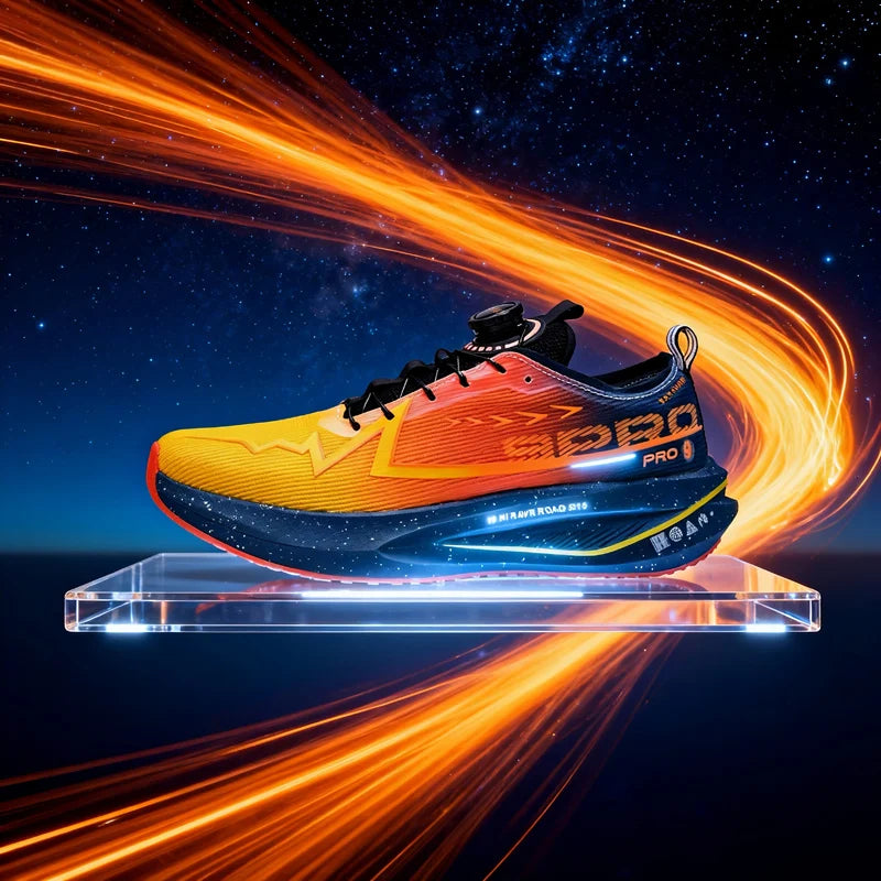 Scarpe da corsa da maratona da uomo con soletta in carbonio, sportive specializzate, traspiranti e leggere; scarpe da ginnastica da donna comode, sportive e antiscivolo