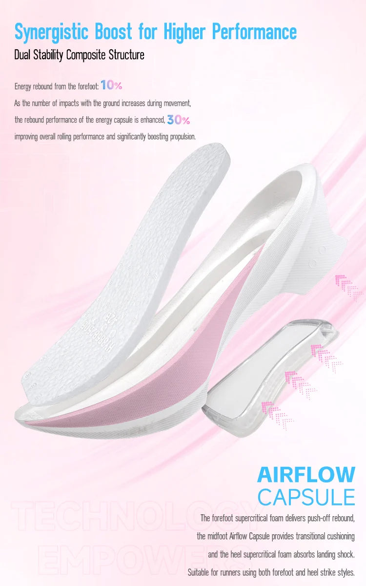 IRUNSVAN Airflow Capsule Scarpe sportive da maratona senza linguetta Scarpe da corsa esclusive per uomo e donna 166
