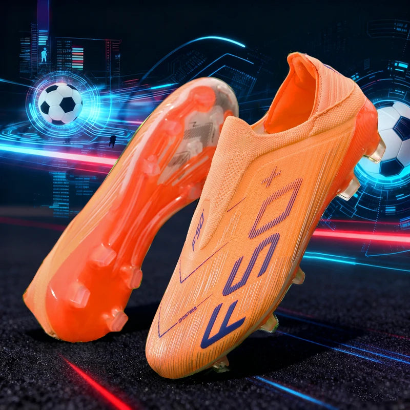 New Men Soccer Shoes Match Football Boots Sneakers Non-Slip Grass Cleats High-quality Futsal Indoor Hot-selling High-top Outdoor