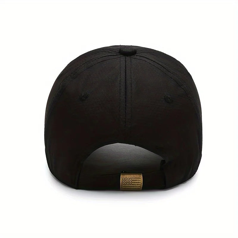 Quick-Dry, Breathable Baseball Cap - Adjustable, Moisture-Wicking Sun Hat for Outdoor Sports & All Seasons