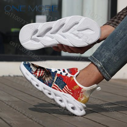 Amerikanische 250er-Serie zum Unabhängigkeitstag – Freizeit-Schuhe für Jungen und Mädchen – Personalisiert – Exklusives Design mit amerikanischer Flagge – Coole Sportschuhe für Kinder – Auf Lager